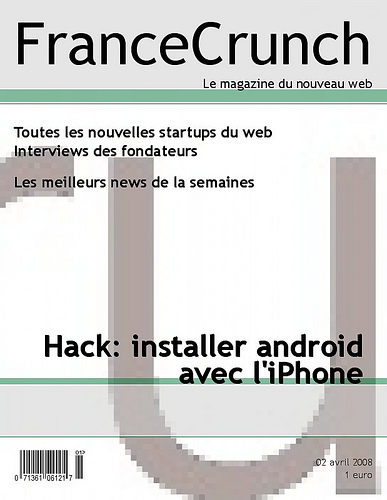 FranceCrunch, android sur l'iPhone