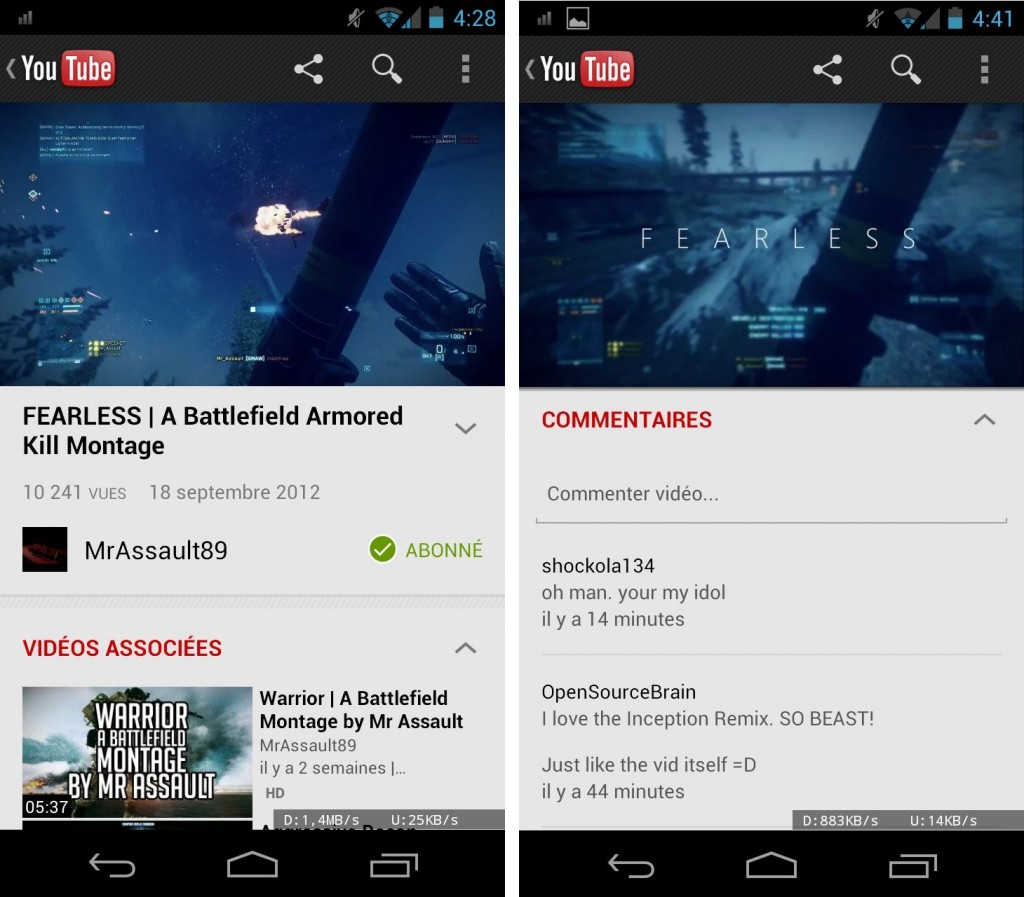 Google  les applications Chrome et Youtube se mettent à jour  FrAndroid