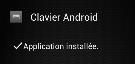  Afficher clavier android aosp 4.2 swype Installation