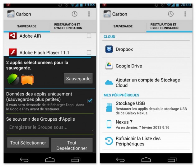 Carbon Android