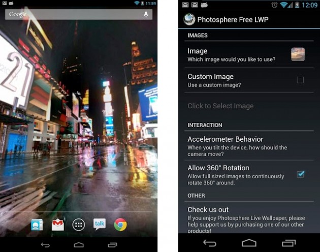 android photosphere live wallpaper images 1
