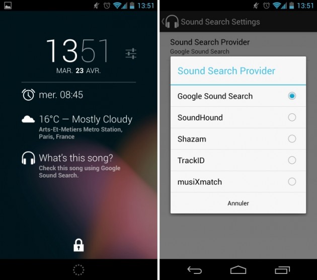 android sound search for dashclock screenshots 0