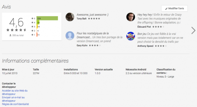 android google play web juillet july 2013 10