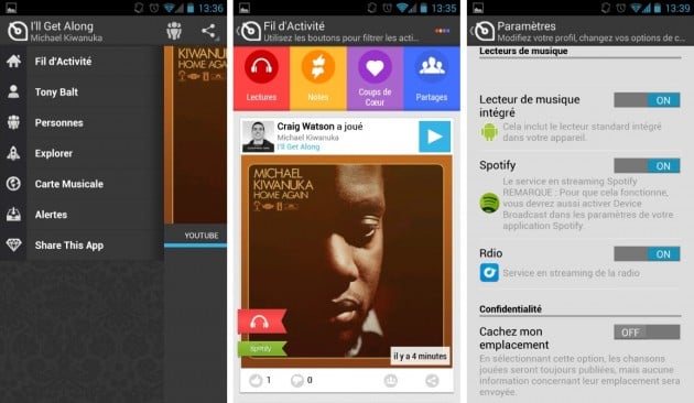 android soundwave réseau social musique images 0