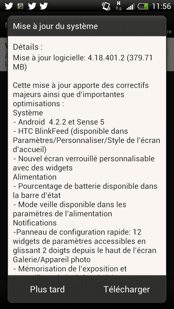 comment installer mise a jour htc one x