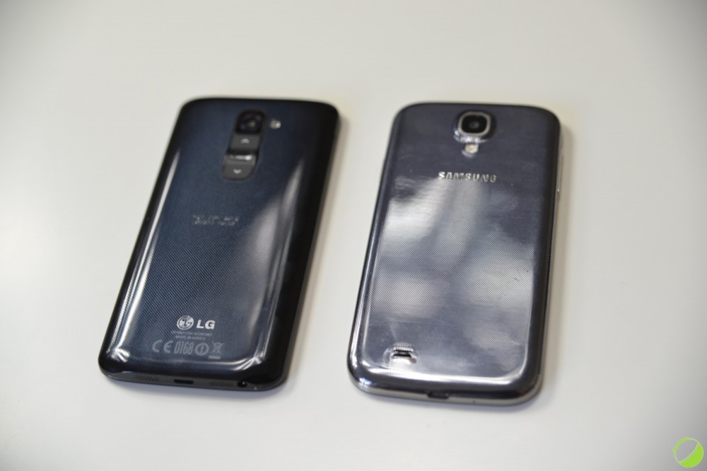LG G2 et Samsung Galaxy S4