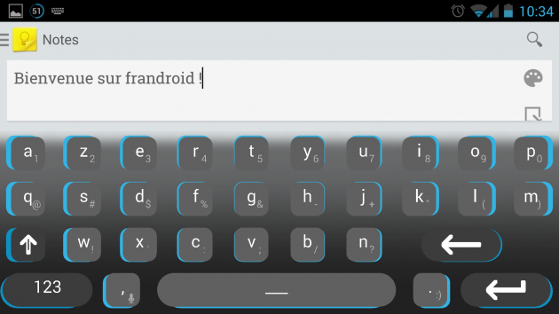 android dynamic keyboard landscape image 0