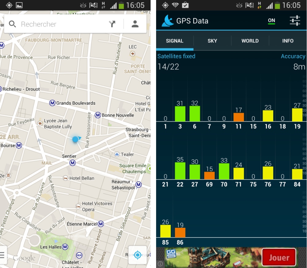 comment localiser galaxy s4
