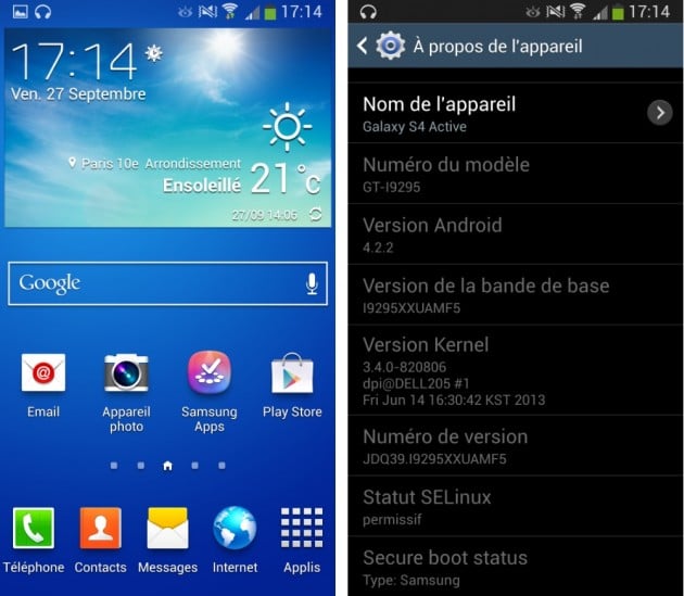 android samsung galaxy s4 active logiciel image 0