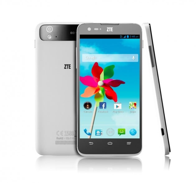 Android Smartphone ZTE Grand S Flex Front & Back Shot FR EU 00