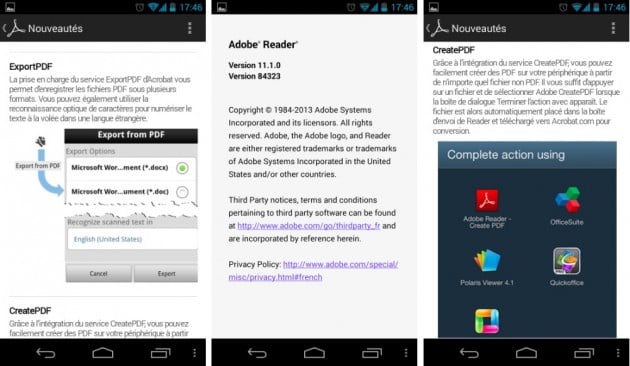 android adobe reader 11.1.0 images 0
