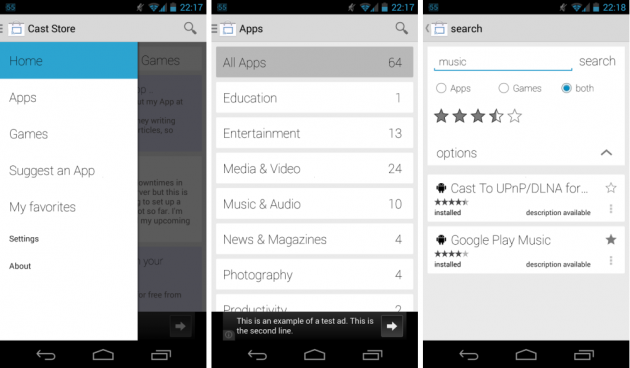 android cast store chromecast apps google play store