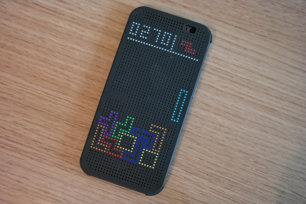 HTC Dot View Tetris