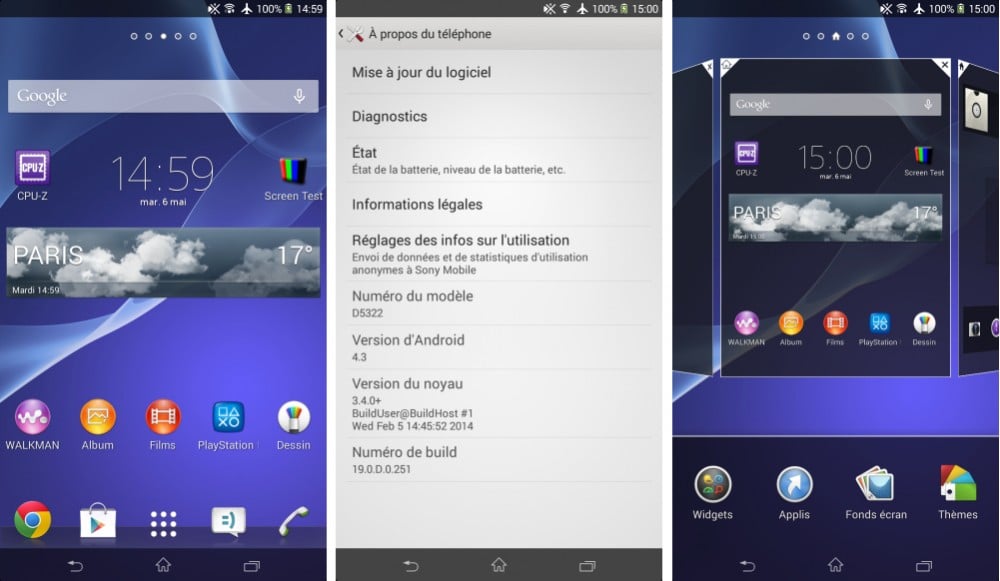 android test interface logicielle sony xperia t2 ultra dual images 01