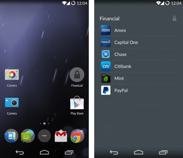 android cyanogenmod 11 mot de passe protection application dossier image 01