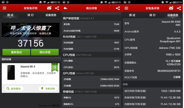 Xiaomi Mi 9 Antutu Benchmark