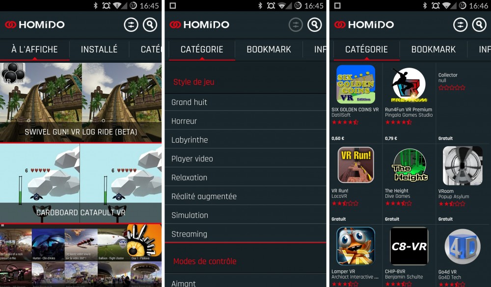 homido application android
