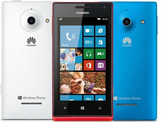 Le Huawei Ascend W1, sous Windows Phone.