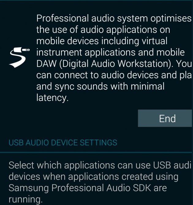 Professional-audio-driver-settings