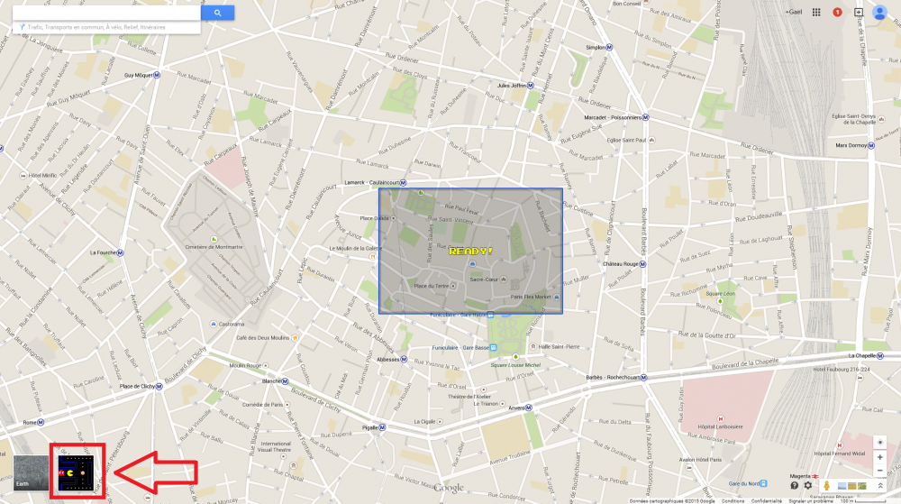 google maps pacman 2