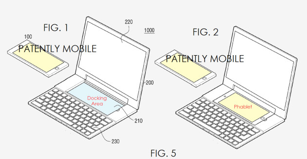 Samsung-brevet-ordinateur-Android-Windows-dock