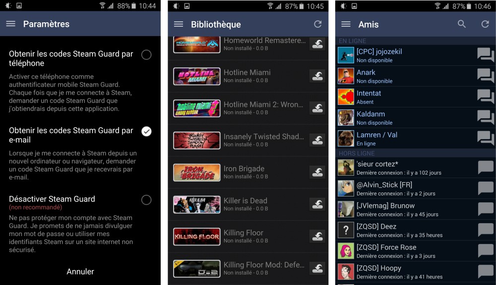 steam android interface 2