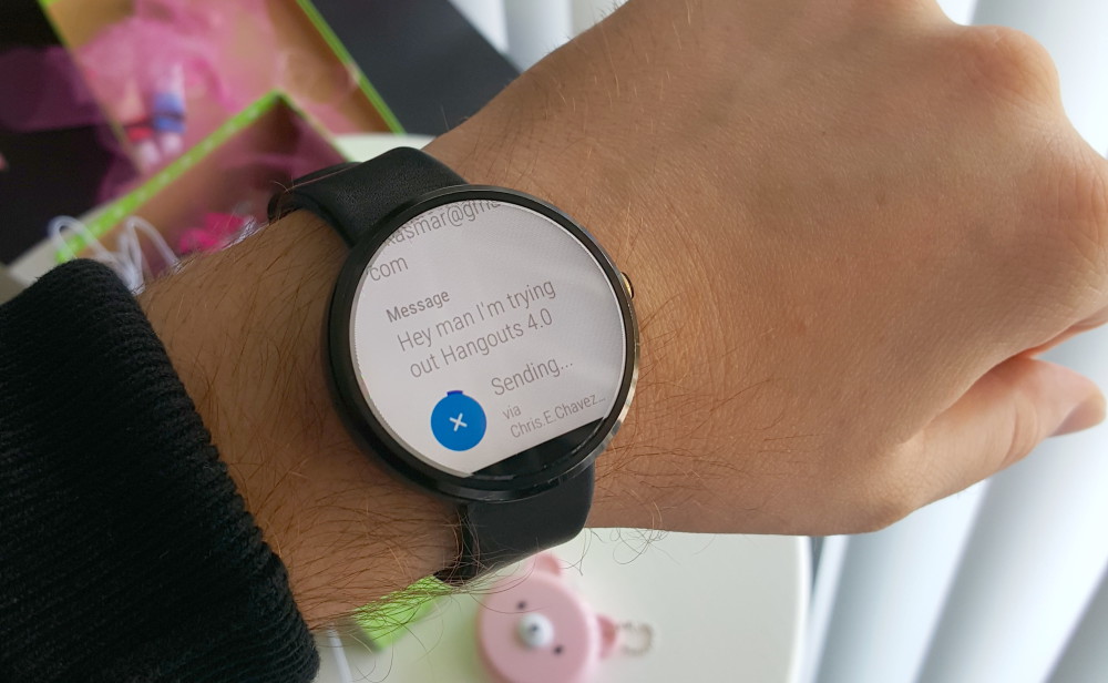 android wear hangouts 4-0