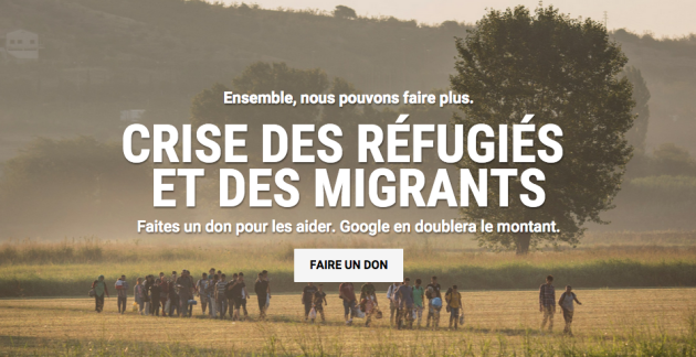 Google dons migrants