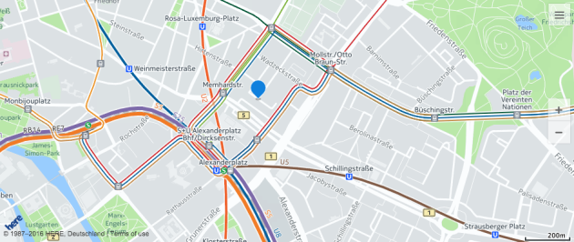 Here Maps Berlin