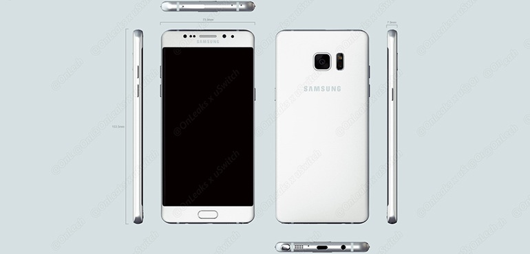 Samsung -Galaxy-Note-6-blueprint 