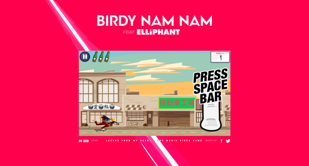 Birdy Nam Nam jeu vidéo