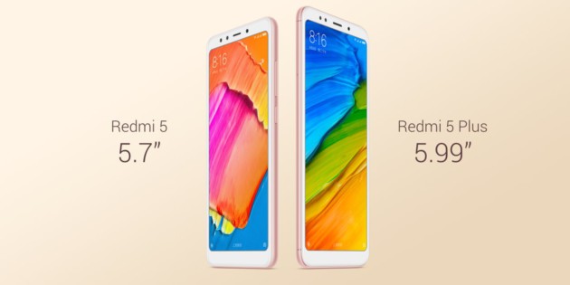 Xiaomi redmi 5 et 5 Plus