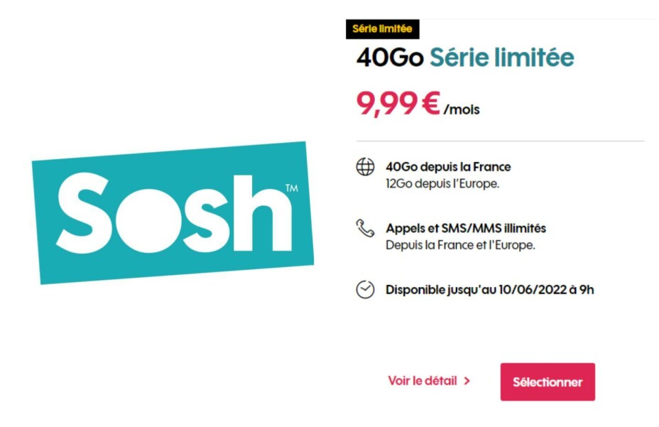 Sosh Propose Trois Nouveaux Forfaits Mobile Dont Un De Go Mois