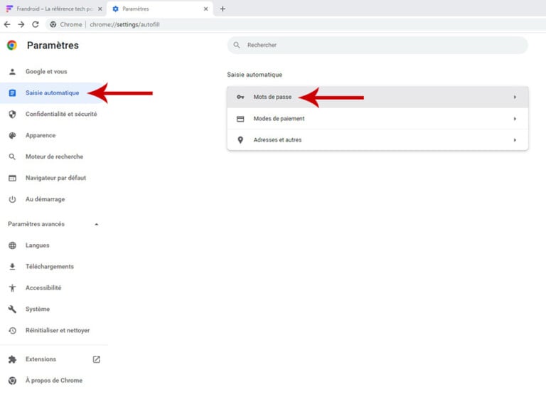Comment Afficher Les Mots De Passe Enregistr S Sur Google Chrome