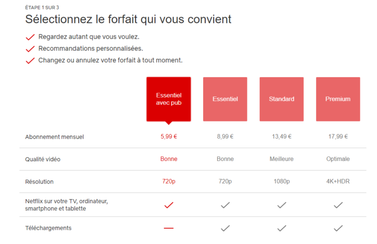 Netflix Avec Publicit S La Liste Des Films Et S Ries Non Disponibles