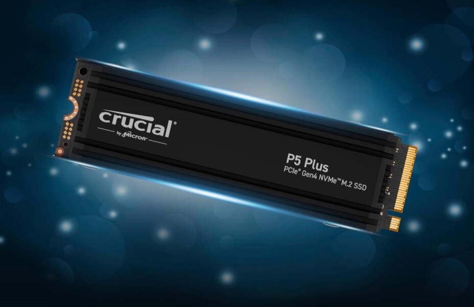 SSD pas cher pour PS5 le Crucial P5 Plus 1 To avec dissipateur est à