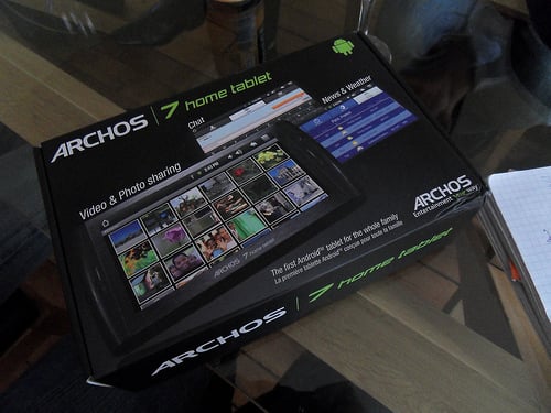 Prise en main de l’Archos 7 HT (Home Tablet)