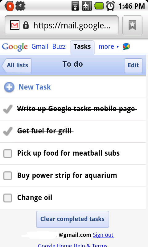 evernote tasks android