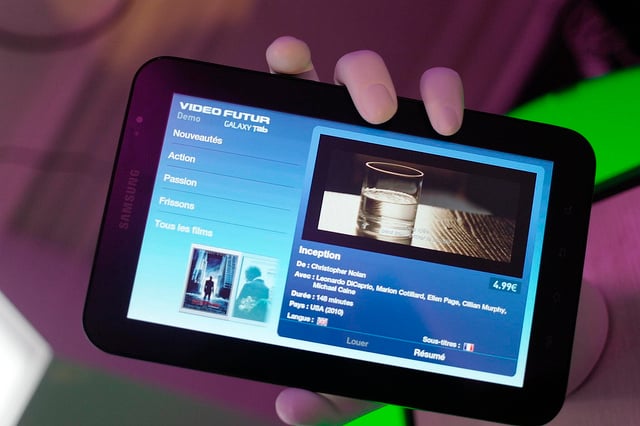 Prise en main de la Samsung Galaxy Tab sous Android