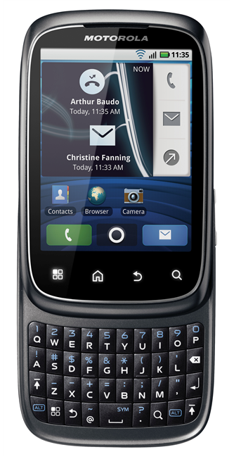 Le Motorola Spice, entre le Palm Pré et l&rsquo;Alcatel OT-980