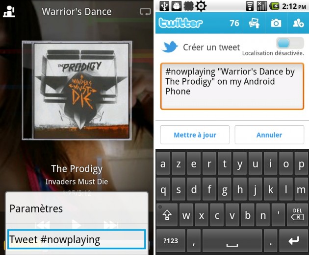 Music Mod : Le lecteur musical d’Android FroYo en bonifié