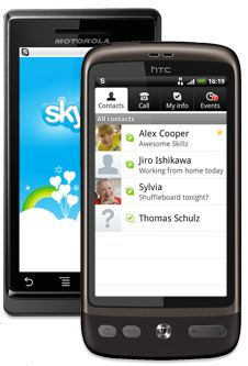 Skype mis à jour : Apps2SD et Galaxy S