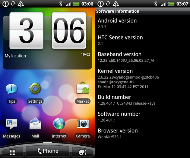 Le HTC Desire Z reçoit Gingerbread&#8230; officieusement