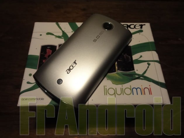 Test de l&rsquo;Acer Liquid Mini sous Android