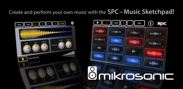 SPC &#8211; Music Sketchpad : Créer et améliorer vos propres compositions musicales sur Android