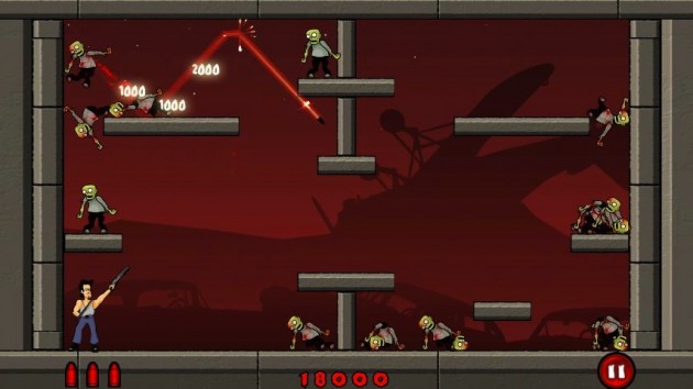 Stupid Zombies : un jeu de ricochet avec des morts vivants !