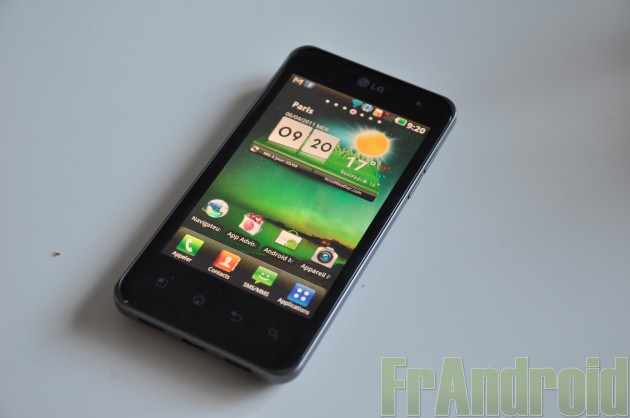 Test du LG Optimus 2X (P990) sous Android