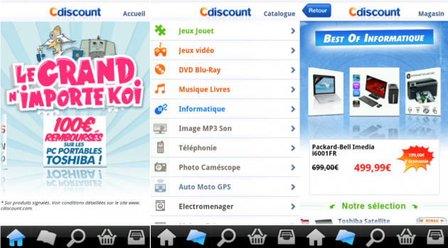 L&rsquo;application Cdiscount est maintenant disponible sur l&rsquo;Android Market
