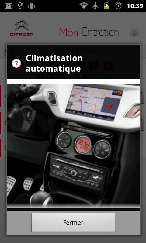 Android bichonne votre Citroën