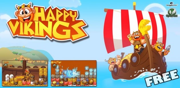 Happy Vikings, un jeu puzzle/casse-tête sur l&rsquo;Android Market